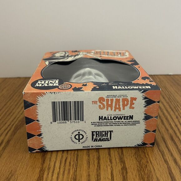 Halloween Michael Myers The Shape Fright Rags Horror Collectible Mini Mask - Picture 6 of 6